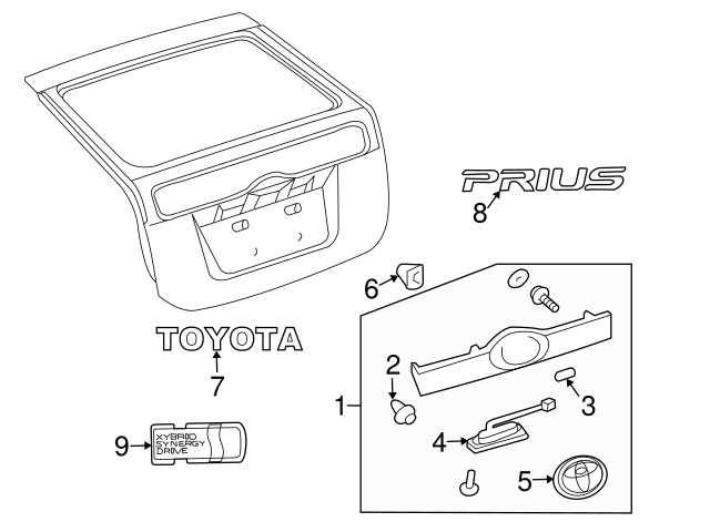 toyota prius parts diagram