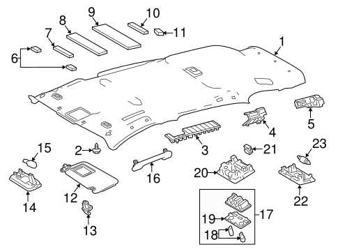 toyota rav4 interior parts diagram