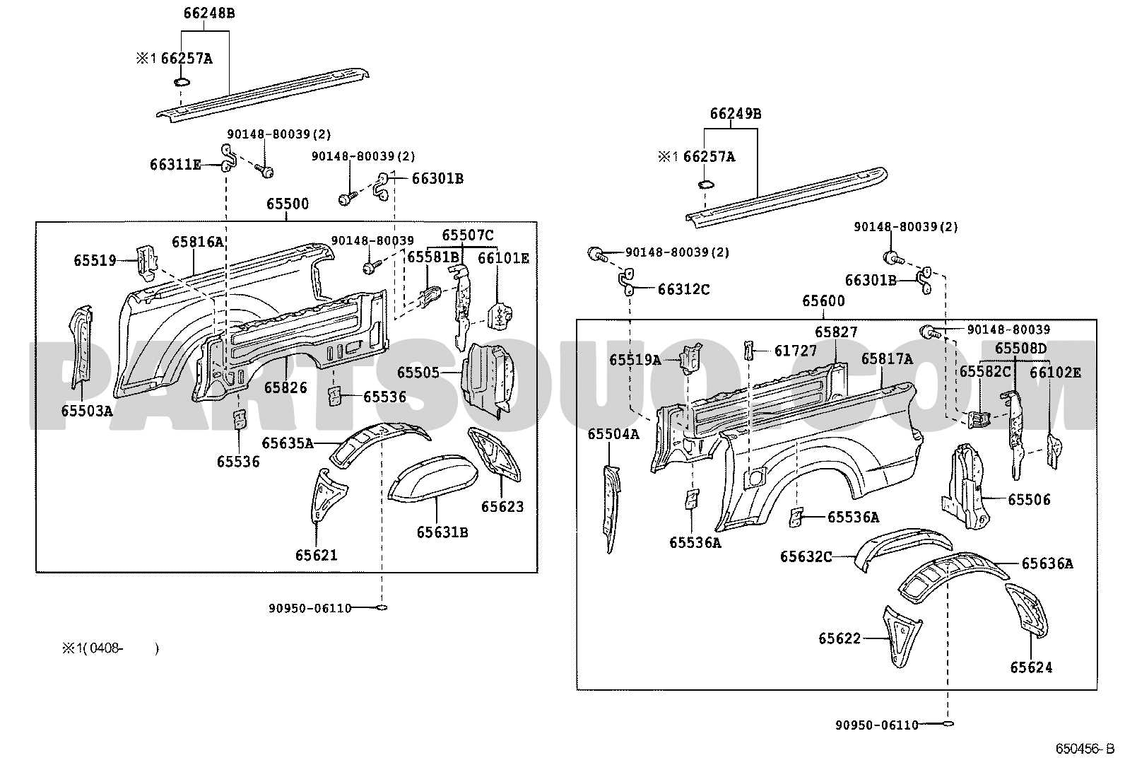 toyota tundra front end parts diagram