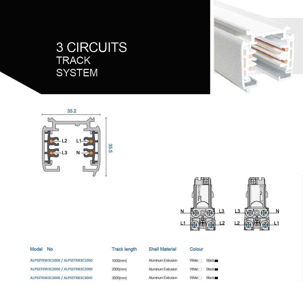 track lighting parts diagram