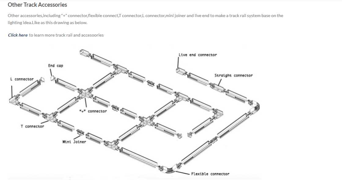 track lighting parts diagram