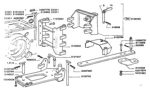 tractor trailer diagram parts