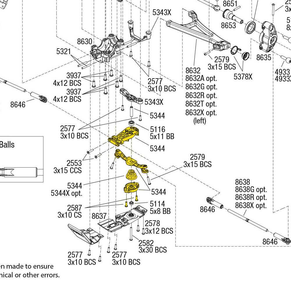 traxxas rally parts diagram