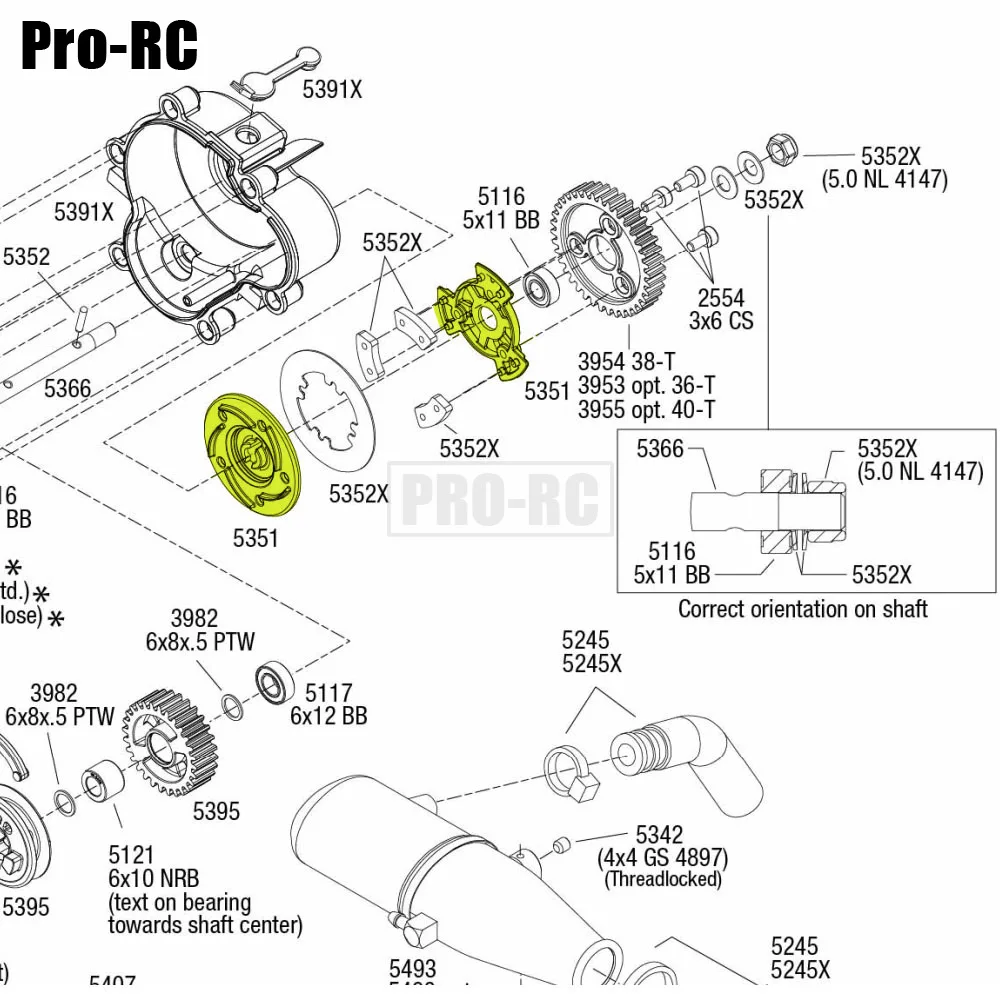 traxxas rally parts diagram