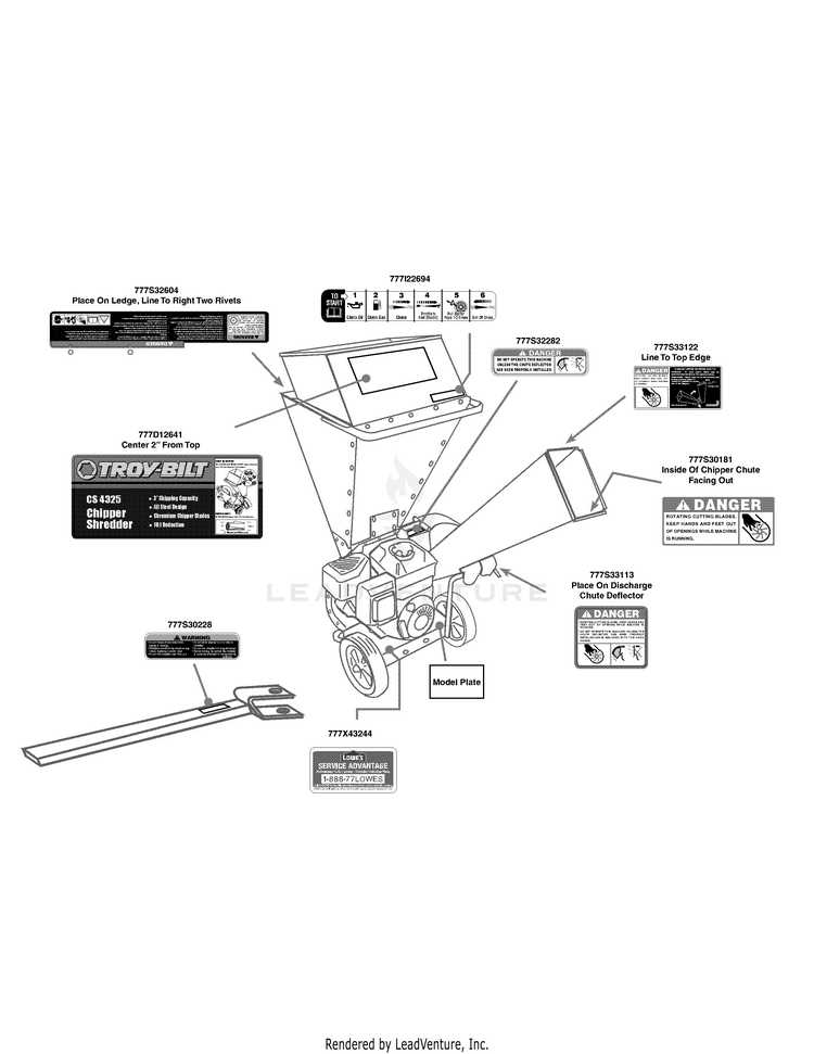 troy bilt chipper vac parts diagram