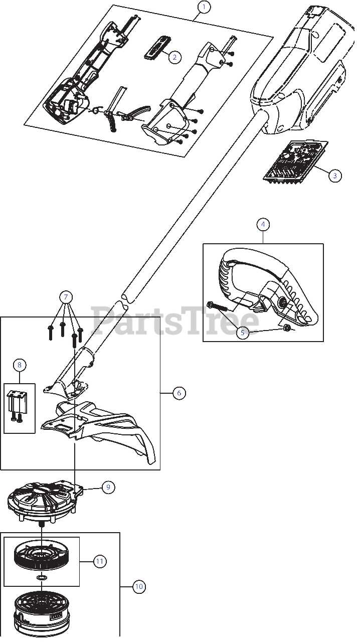 troy bilt weed eater parts diagram