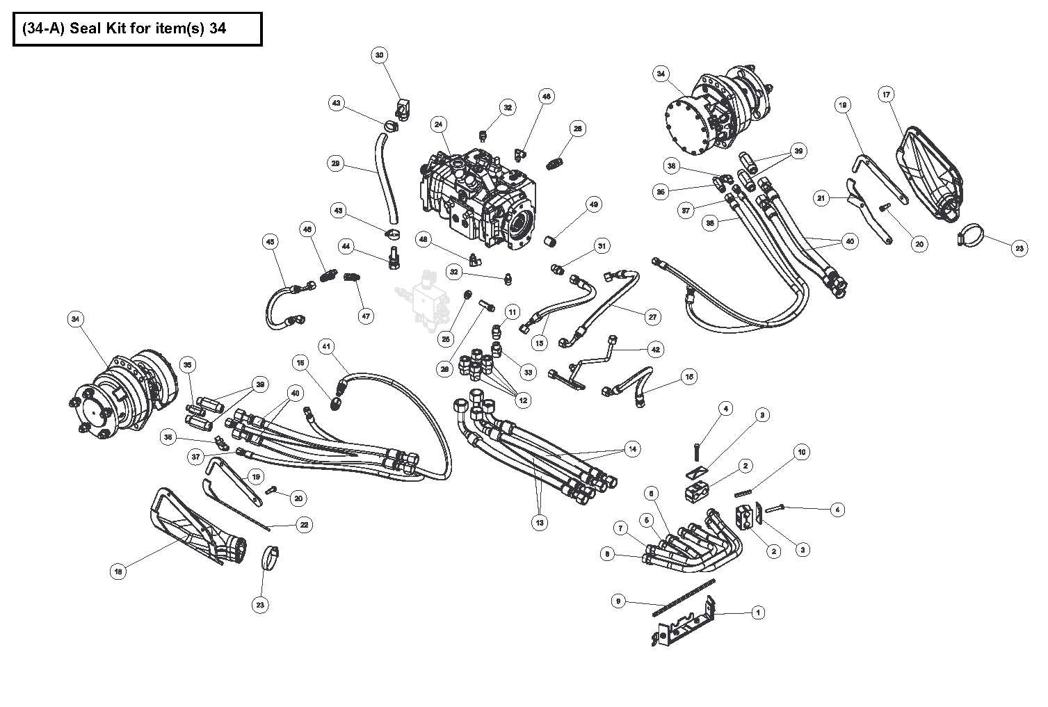 vermeer trencher parts diagram