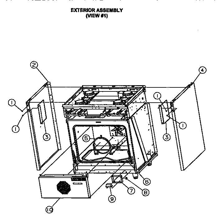 viking gas range parts diagram