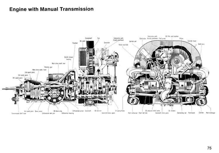 volkswagen engine parts diagram