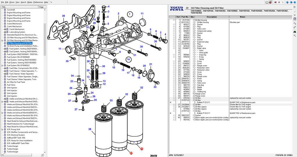 volvo penta parts diagrams