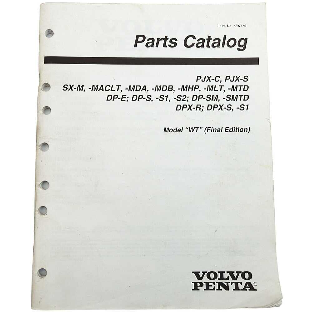 volvo penta sx m outdrive parts diagram