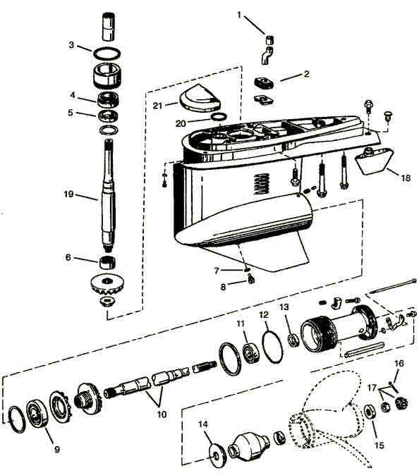 volvo sterndrive parts diagram