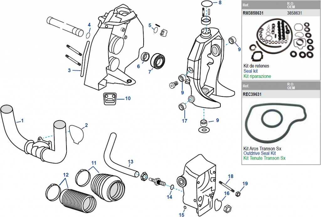 volvo sx outdrive parts diagram