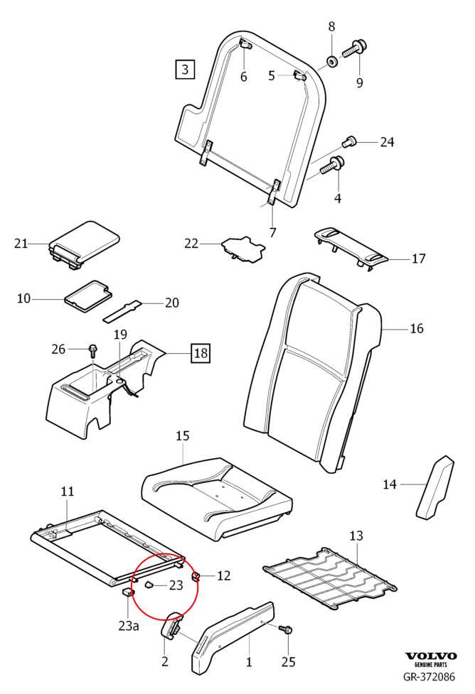 volvo xc90 parts diagram