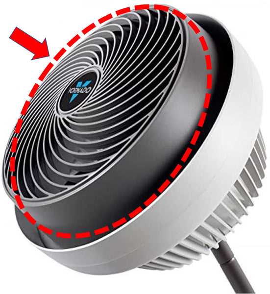 vornado fan parts diagram