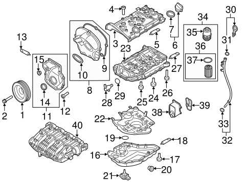 vw engine parts diagram