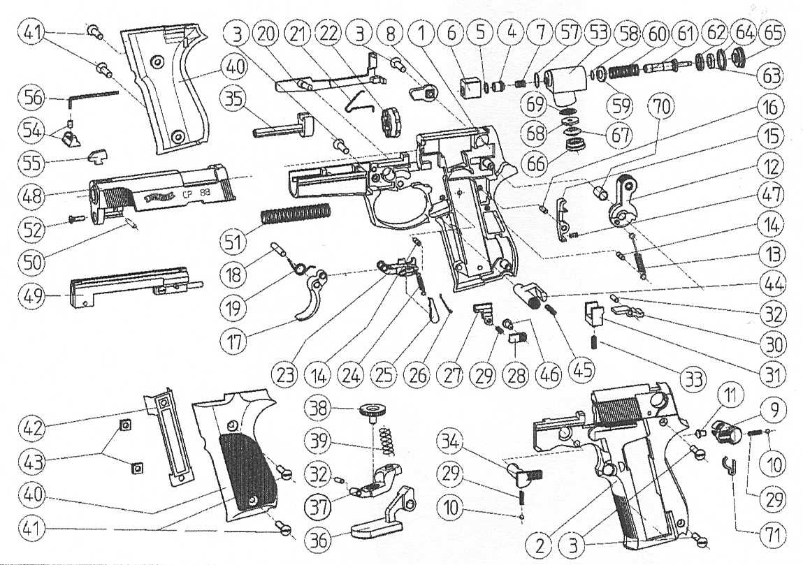 walther cp88 parts diagram