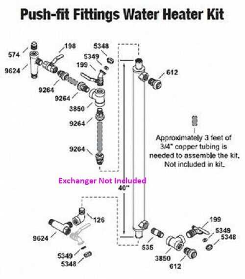 water boiler parts diagram