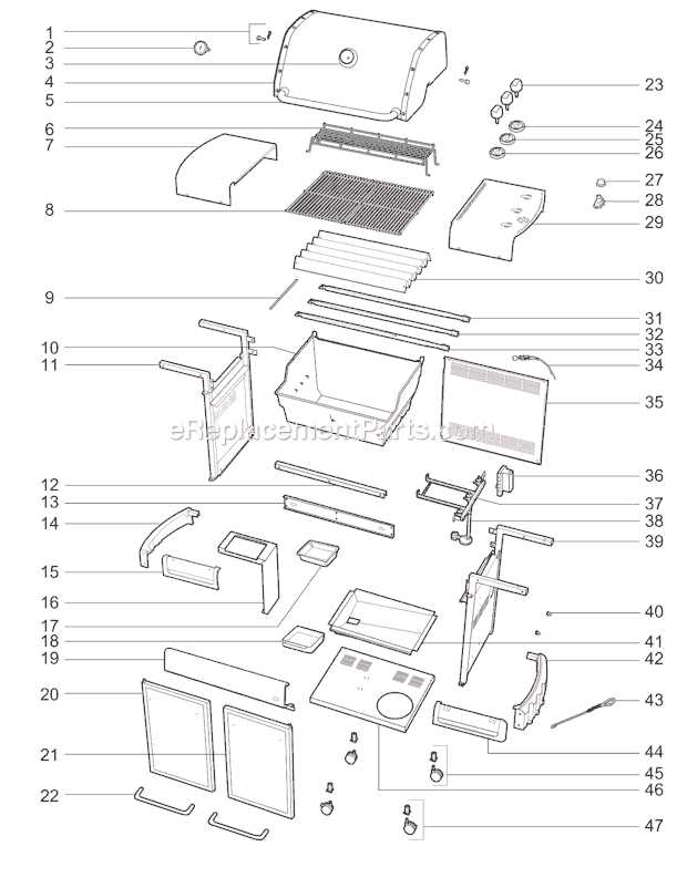 weber genesis silver c parts diagram