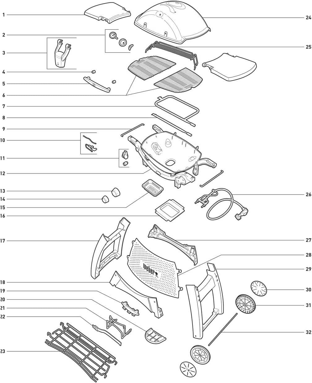 weber parts diagram