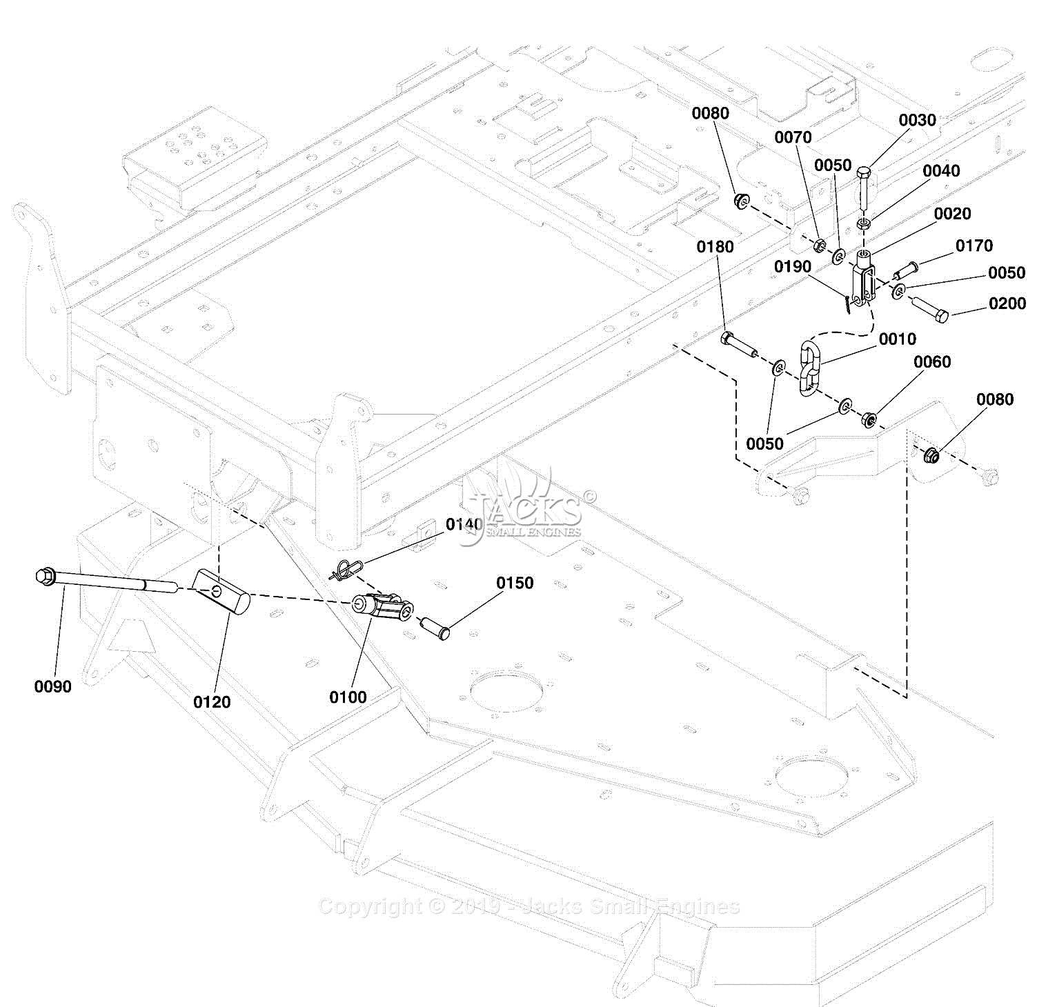 wheel horse 48 mower deck parts diagram