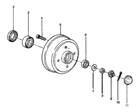 wheel hub parts diagram