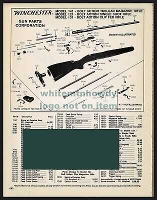 winchester model 94 parts diagram