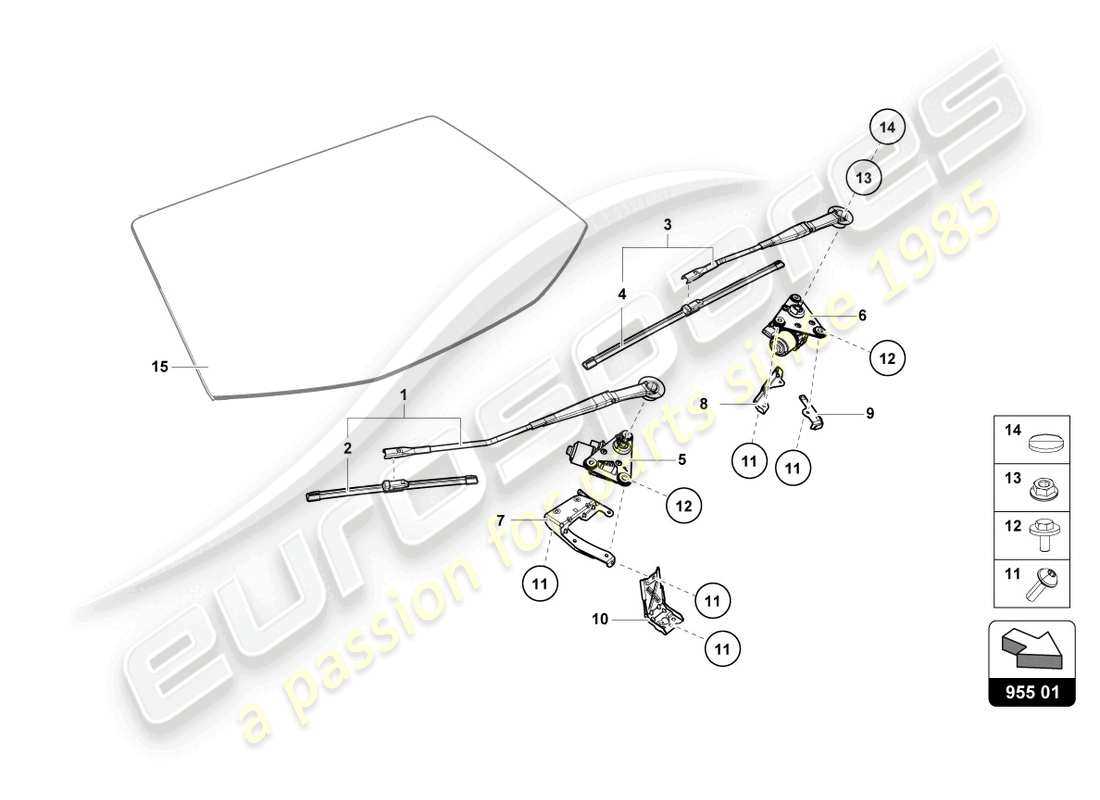windshield wiper parts diagram