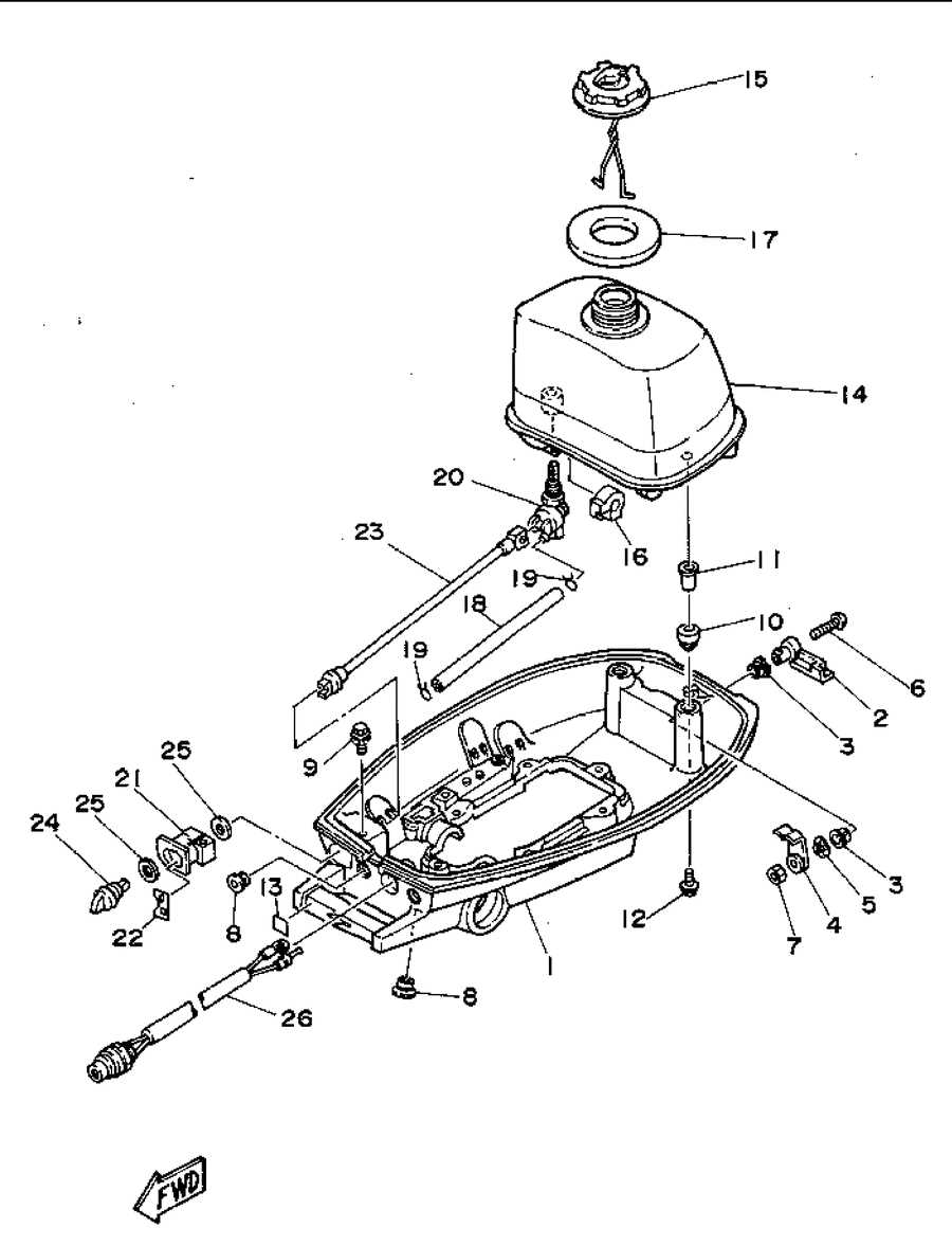 yamaha 2hp outboard parts diagram