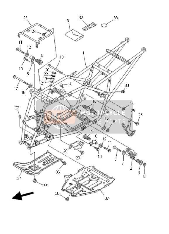 yamaha bolt parts diagram