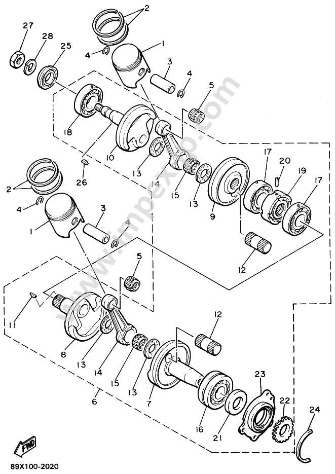 yamaha enticer parts diagram