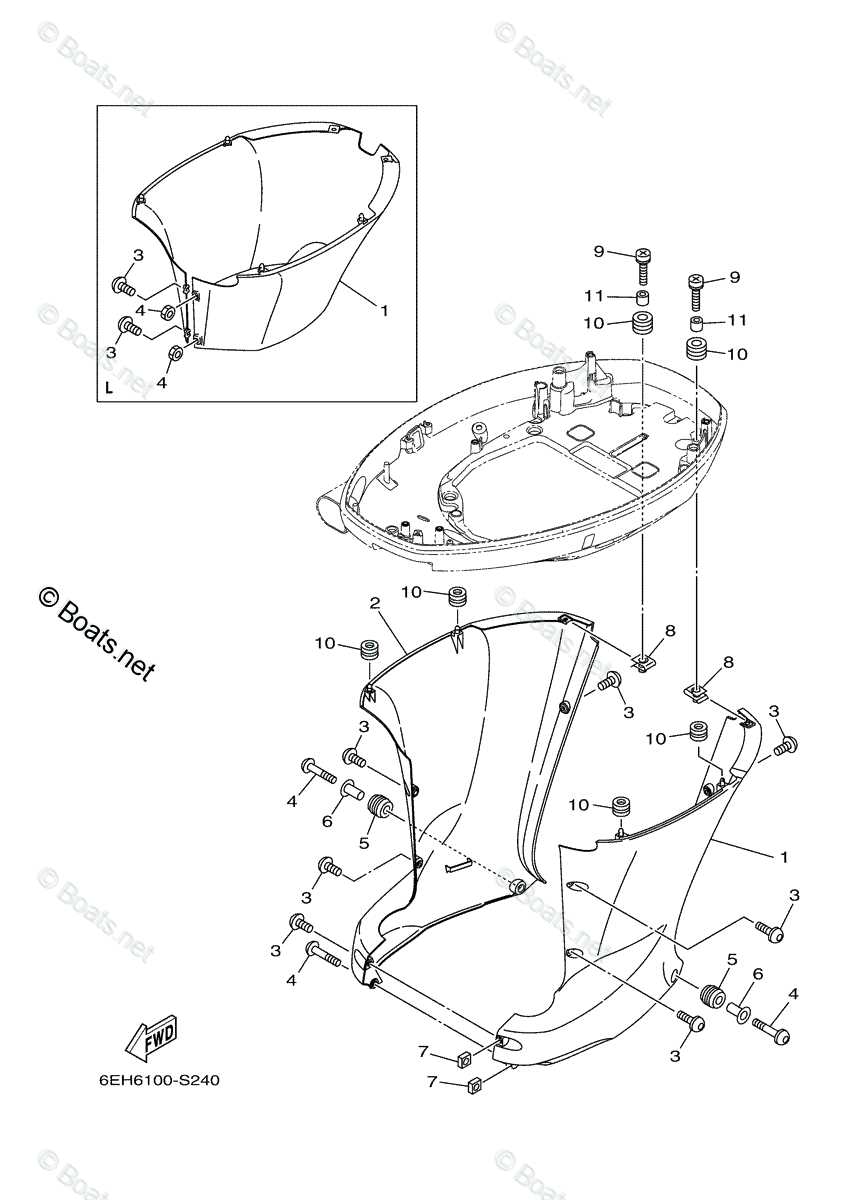 yamaha f200xb parts diagram