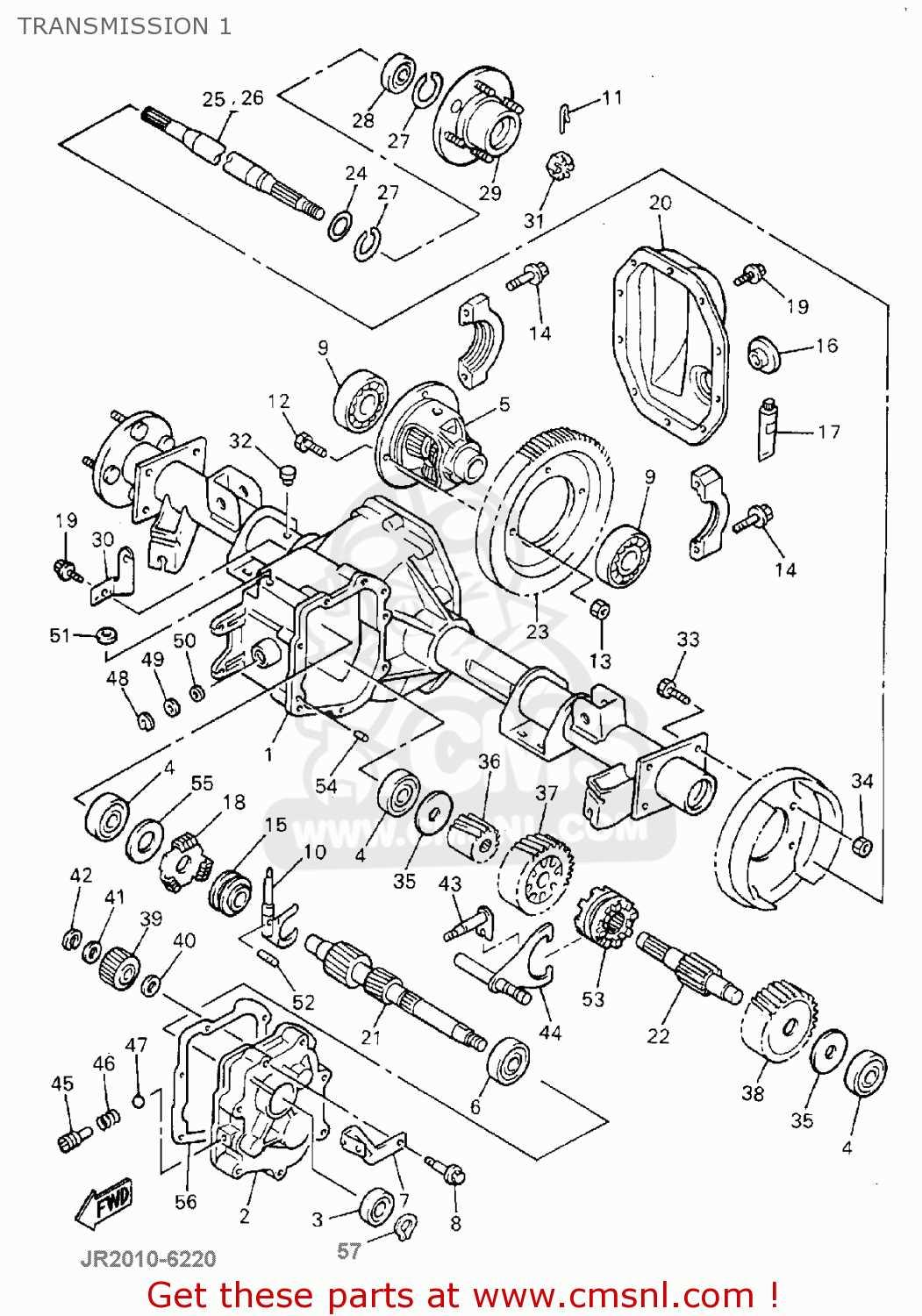 yamaha g16a golf cart parts diagram