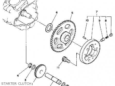 yamaha moto 4 parts diagram