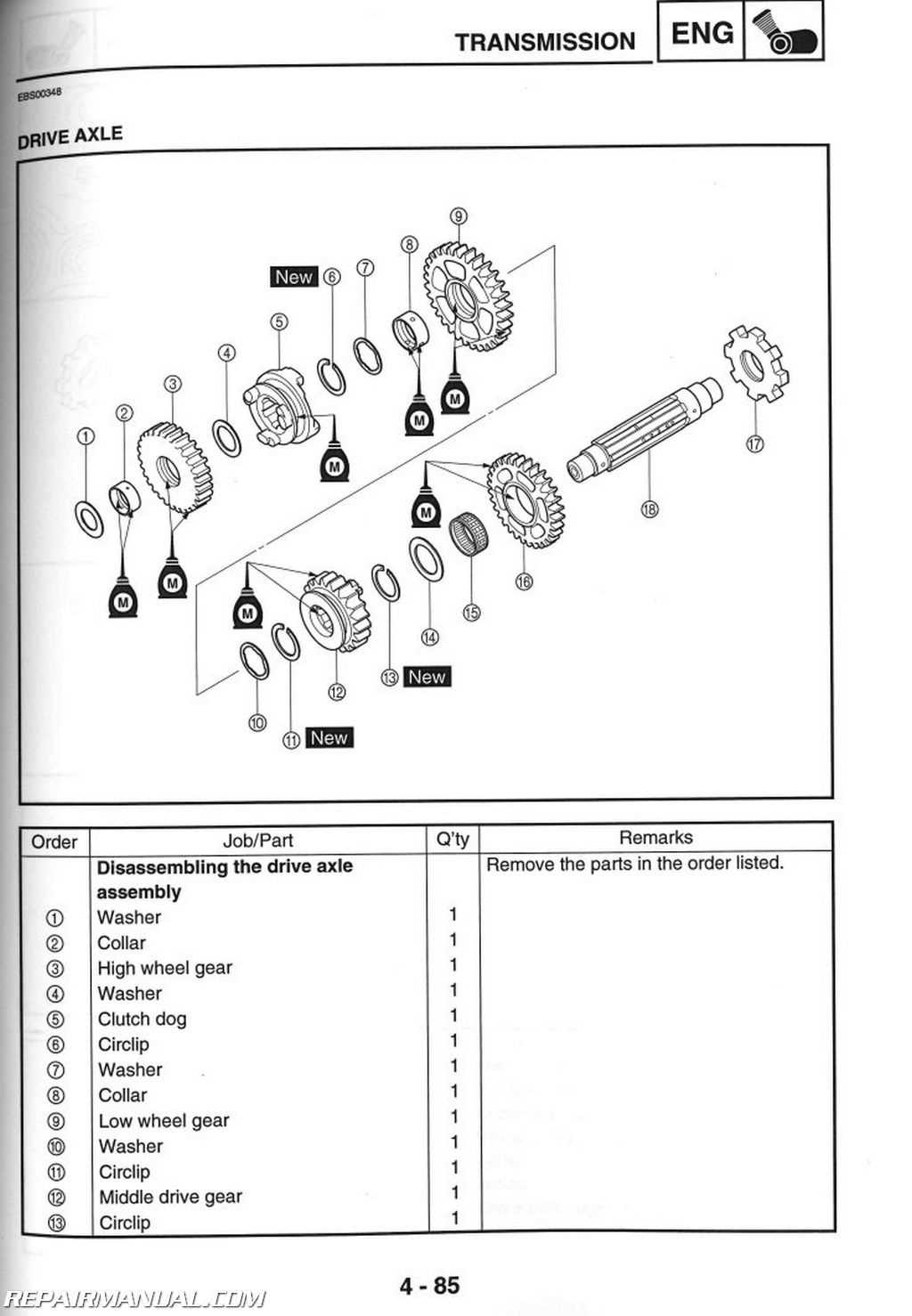 yamaha rhino 700 parts diagram