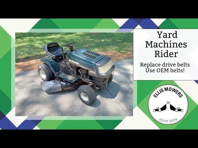 yard machine lawn tractor parts diagram