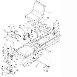 yard machine push mower parts diagram