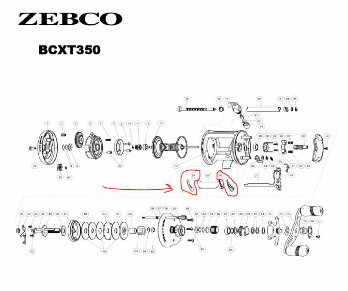 zebco reel diagrams parts lists