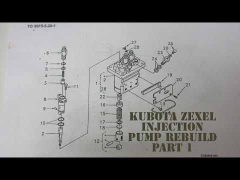 zexel fuel injection pump parts diagram