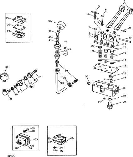 john deere 210 parts diagram