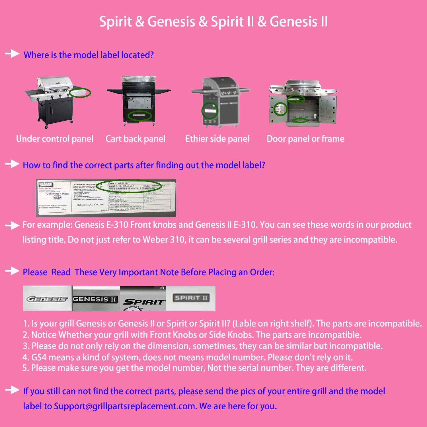 weber spirit ii parts diagram