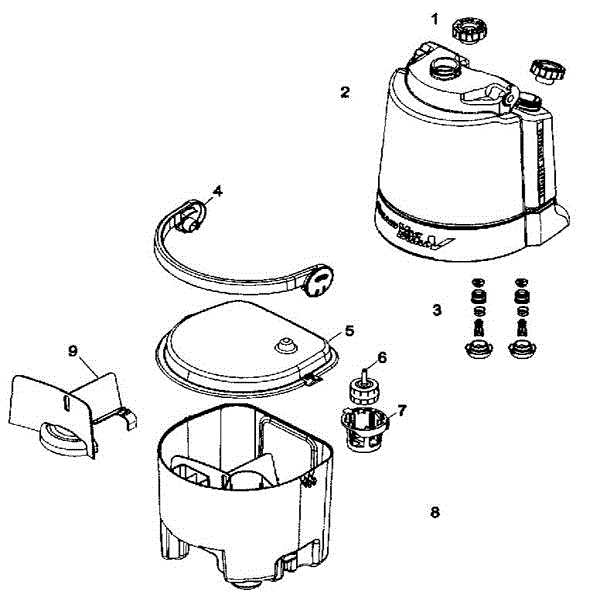 hoover steamvac parts diagram