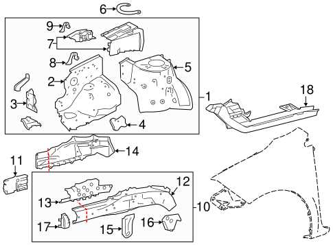 2016 toyota corolla parts diagram