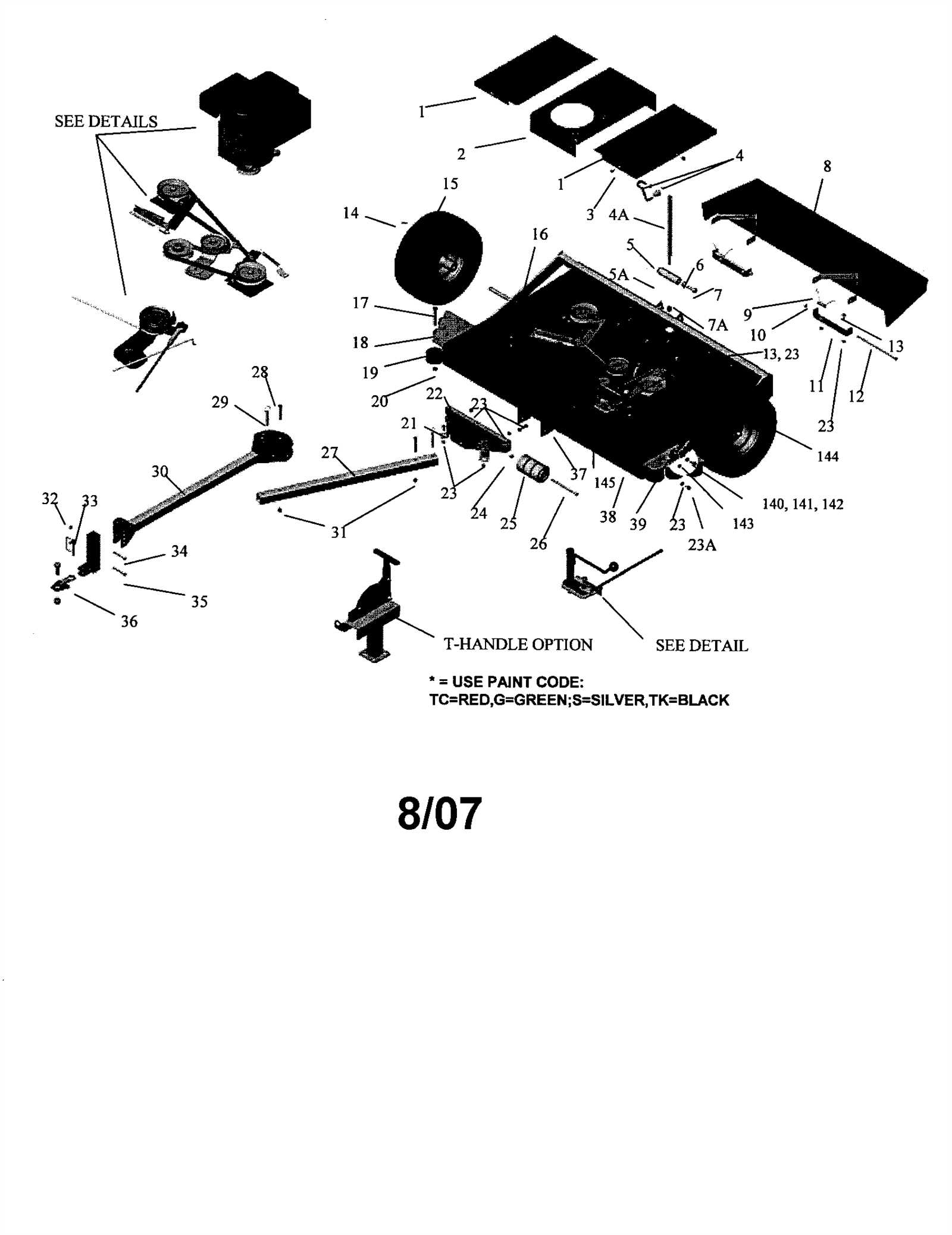 swisher rough cut mower parts diagram