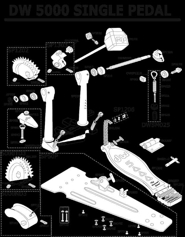 dw 5000 parts diagram