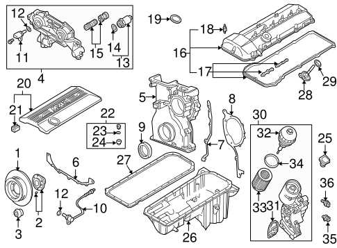 2006 bmw 325i engine parts diagram