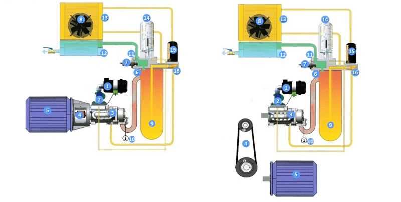 air compressor parts diagram