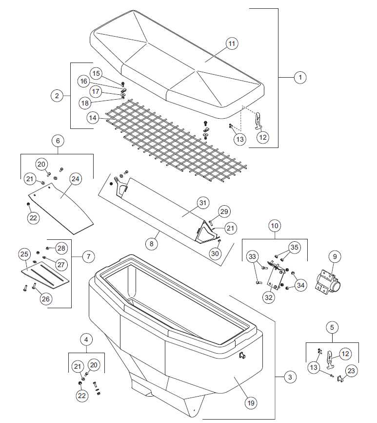 air flo salt spreader parts diagram