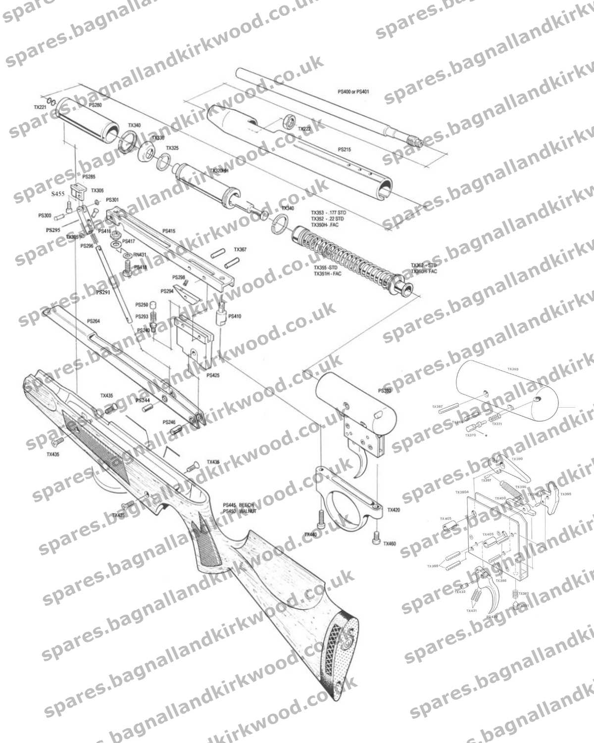 airforce texan parts diagram