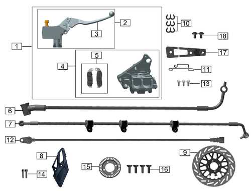 bike disc brake parts diagram